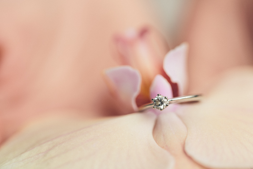 Hochzeitskleid Fotoshooting