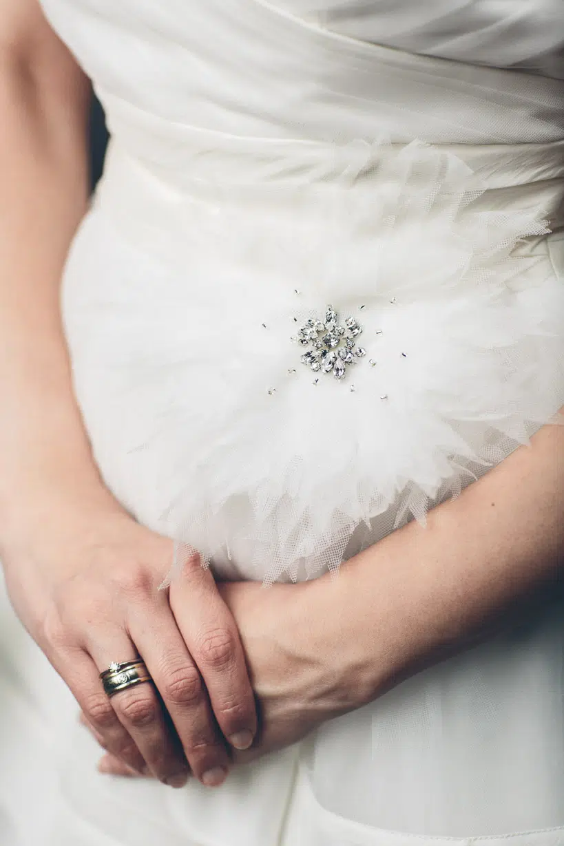 Hochzeitskleid Fotoshooting