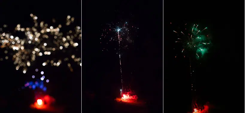 Feuerwerk zur Hochzeit