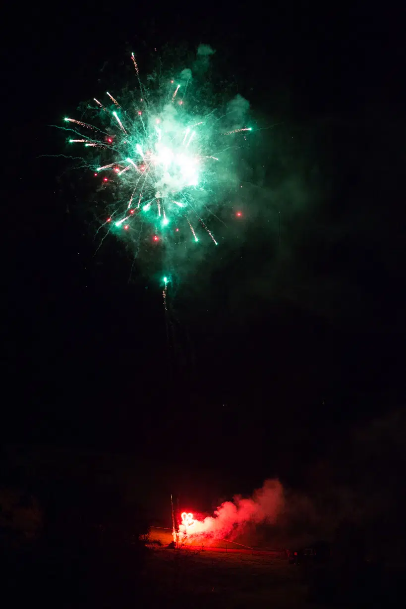 Feuerwerk zur Hochzeit