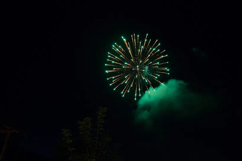 Feuerwerk zur Hochzeit