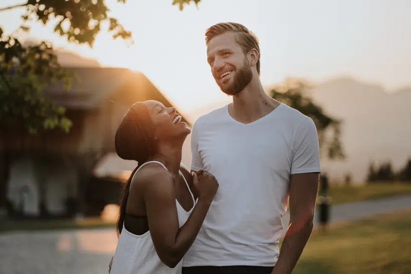 Aja Naomi King and Dan