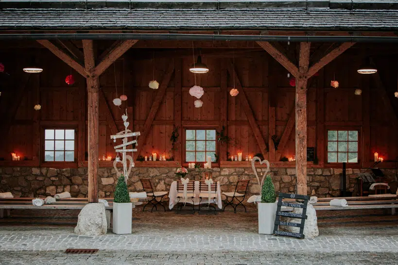 Trauung in der Remise Winterstellgut