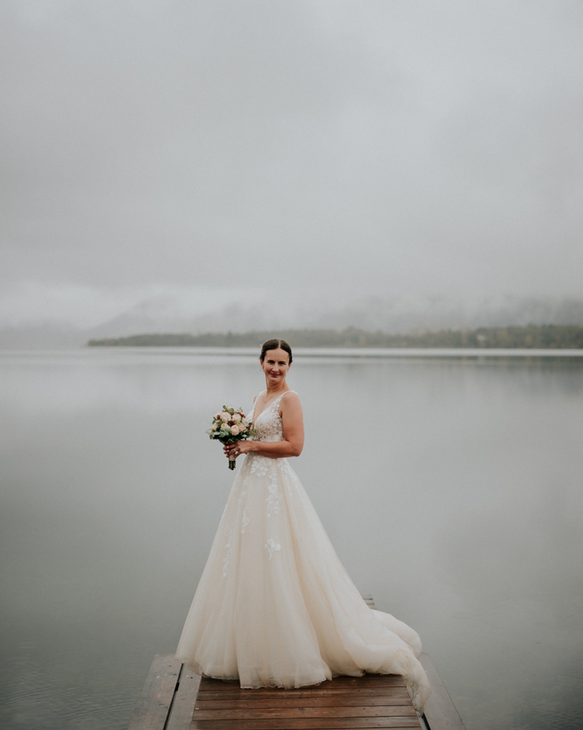 Hochzeitsfotos bei Regen in Mondsee