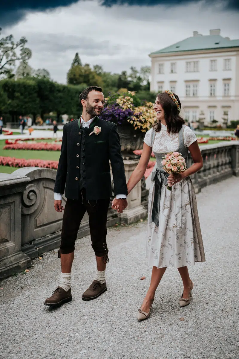 Civil wedding - Madeline and Benedict - Schloss Mirabell