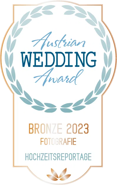 AustrianWeddingAward2023 Bronze - Reportage - Hochzeitsfotograf